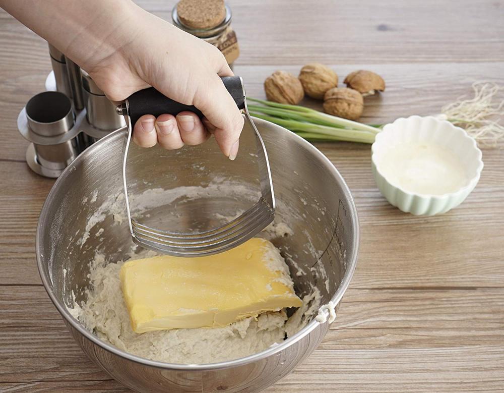 Cortador de pastelería con hoja de acero inoxidable para trabajo pesado