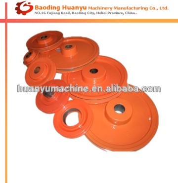 Small Rope Lifting Conveyors Pulley Wheel Cast Iron Pulley Wheel