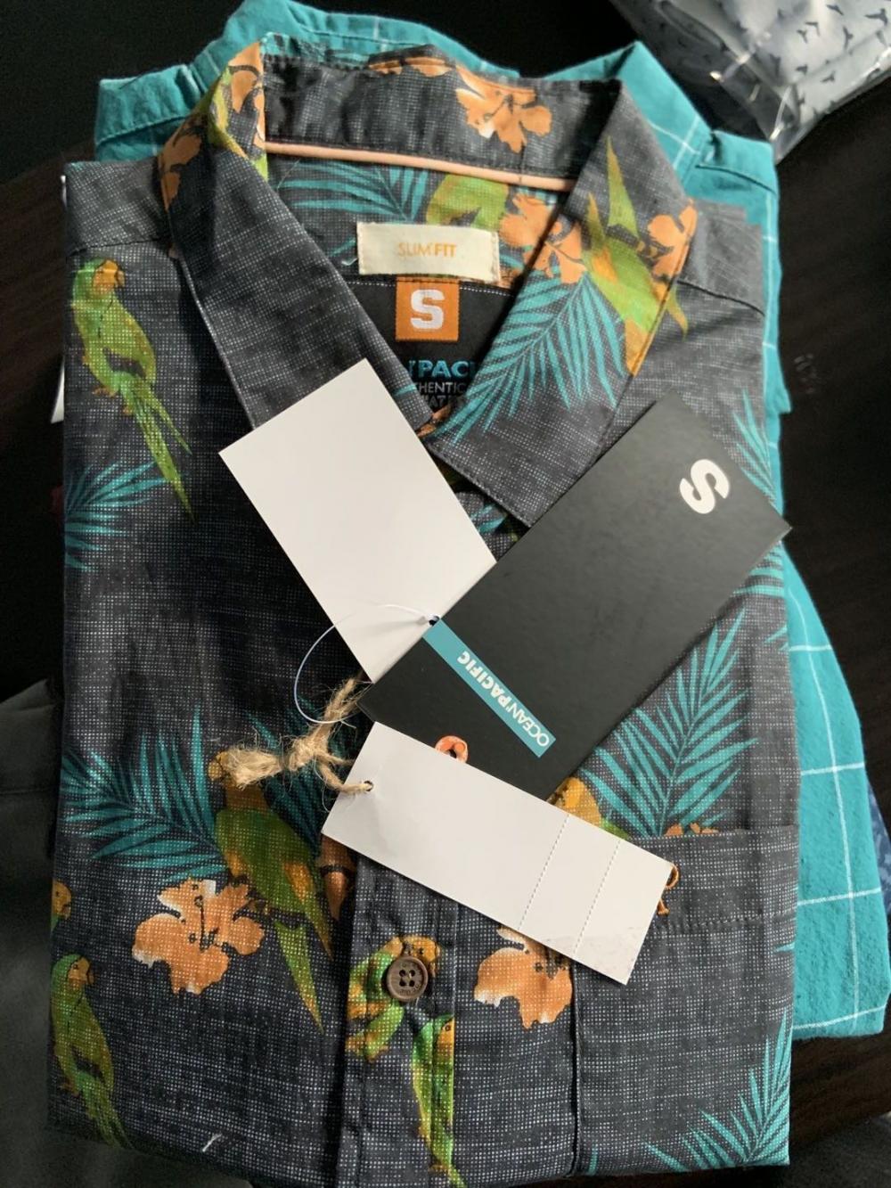 Custom-made Fashion Printed Long Sleeve Men's Hawaii Shirt