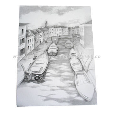 Painting stretched canvas, made of 100% cotton, unbleached
