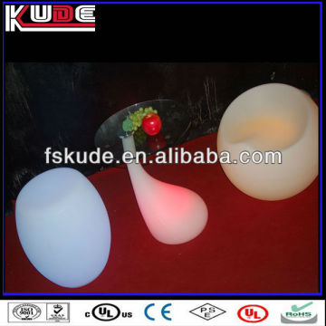 LED Luminous Furniture glass led tea table design