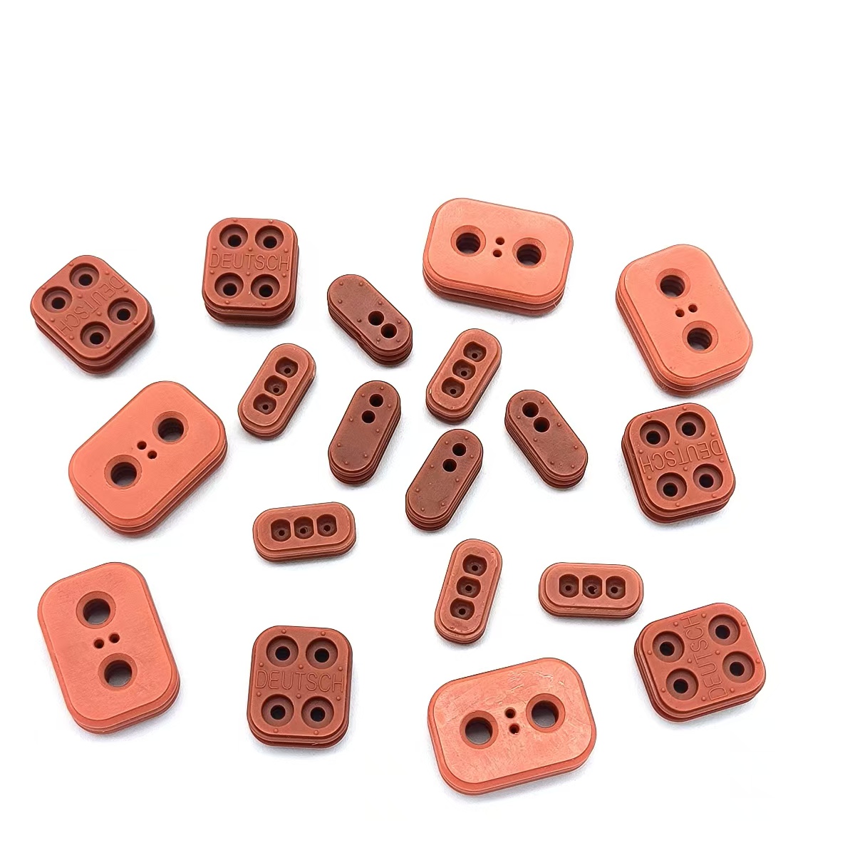 automotive motorcycle silicone rubber cable wire harness protective seal ring connector part for wires