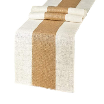 High-Quality Jute Fabric Table Runner: Natural, Rustic Decor for Kitchen Tables