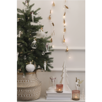 Champagne Christmas Ornaments Decorative Christmas LED Garland Factory