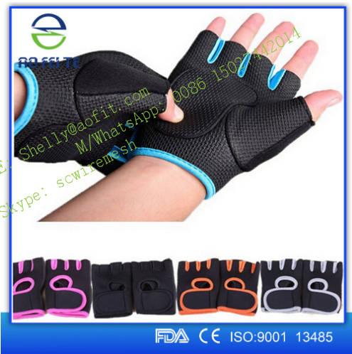 promotional bodybuilding fitness gym hand gloves