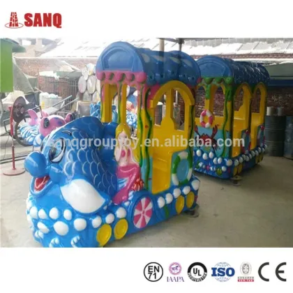 Amusement Park Rides Ocean Train