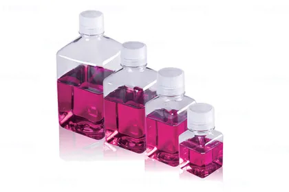 Transparent PET Cell Culture Serum Medium Reagent Bottles - 30ml to 1000ml
