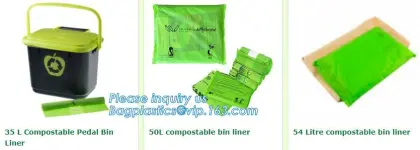 OXO Biodegradable Cornstarch Plastic Garbage Trash Bags, Biodgradable Plastic Trash Bag