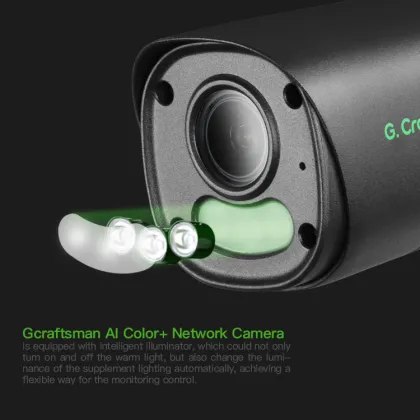 1080P 2MP Full Sony Super Starlight 120dB WDR Full Color CCTV IP POE Camera for Outdoor Security Surveillance