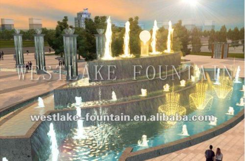 Modern City Program Water Fountain Design