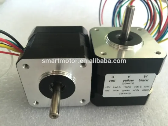 42BLS Series square flange brushless dc motor, rated 4000rpm, upto 100w