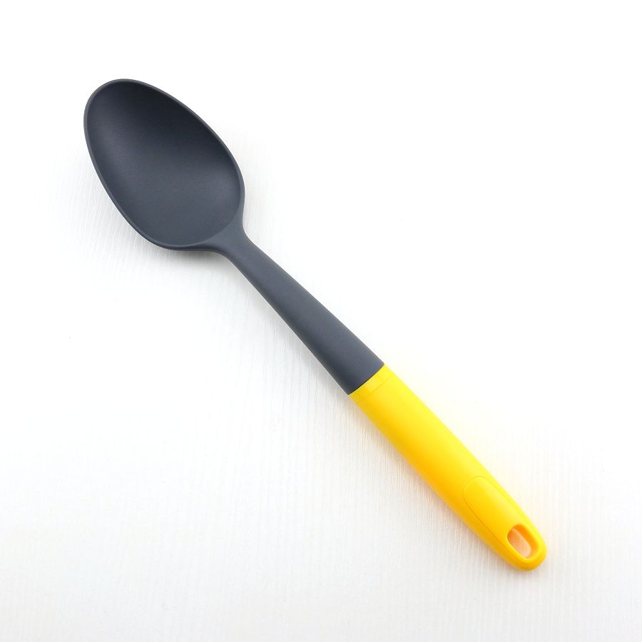 wood handle serving spoon
