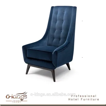 fabric high back hotel lobby throne chair furniture