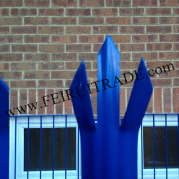 Powder Coated Steel Tubular Palisade Fencing