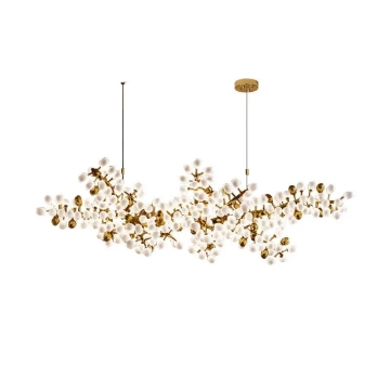 Modern Hotel Glass Ball LED Chandelier Lighting