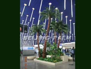 group Artificial Date Palm tree