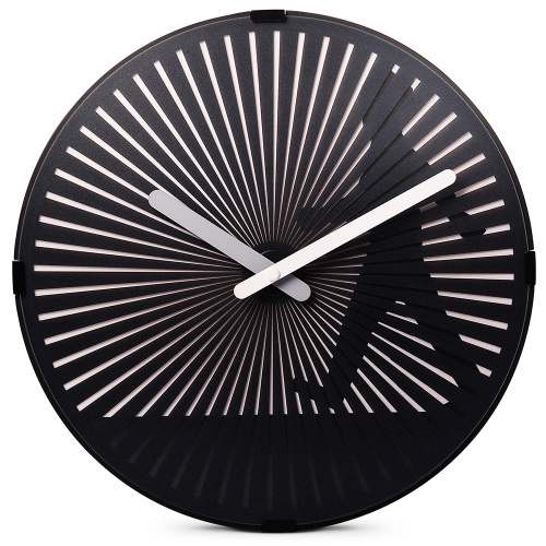 Round Motion Walking Man Wall Clock