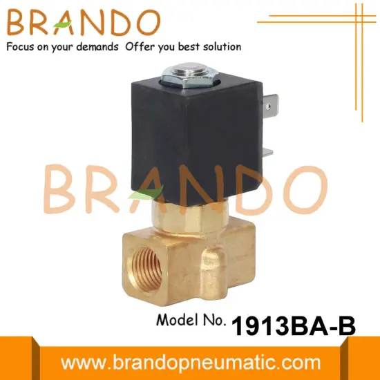 2 Way Direct Operated Mini Brass Solenoid Valve