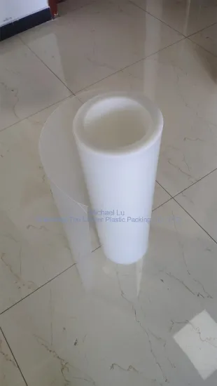 Highly transparent pp sheet for blister cups