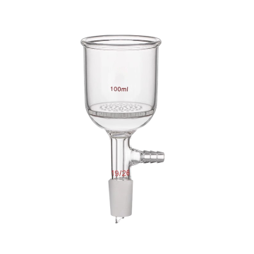 Großhandel hochtemperaturbeständiges Glaswaren 100 ml Vakuumfilter Trichter für das Labor