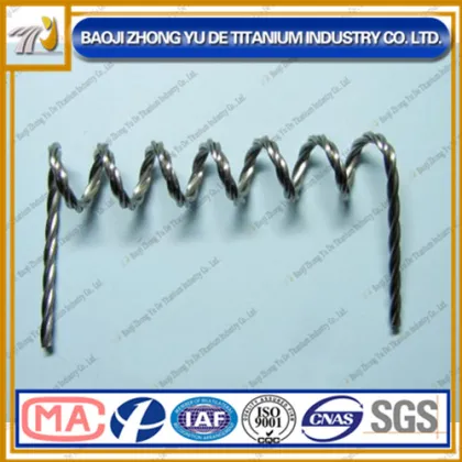 Stranded tungsten wires tungsten heater elements leads
