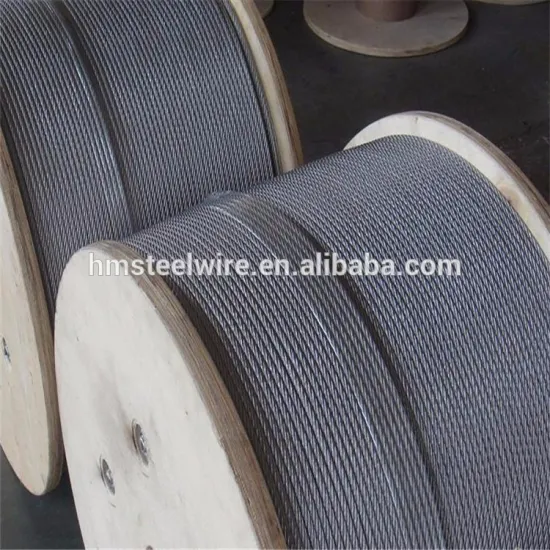 Galvanized Steel Wire Rope, 35x7, 28 mm, non-rotation (anti-twist)