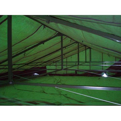 Durable 10x10m Green Metallic Frame Tent with Canvas