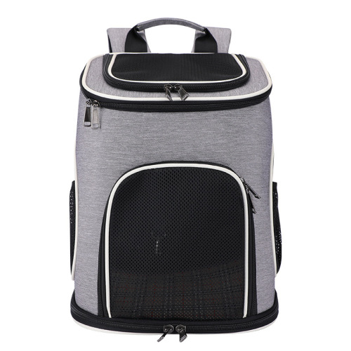 Collapsible Top Opening Ventilated Mesh Pet Backpack