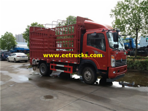 SINOTRUK 10ton 밴 카고 차량