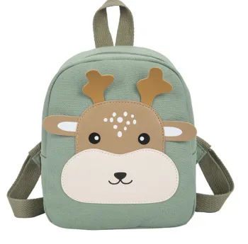 Cute Cartoon Canvas Backpacks for Boys and Girls Aged 2-5 - Wholesale Kindergarten Backpacks