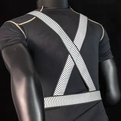 New Stretch Reflective Vest with Shoulder Straps