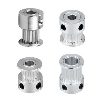Synchronous Wheel GT2 Pulley - Aluminum Stainless Steel Hardened Steel Synchronized Belt Wheel for 3D Printer