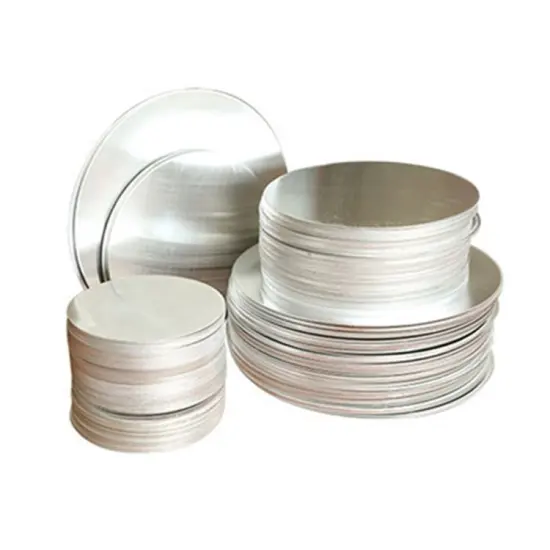 White Plates Circle Deep Drawing Aluminum Cookware - 25mm Aluminium Circles