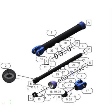 CYLINDER GP-STICK 6030 598-1507