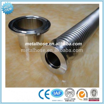 customized staninless steel flexible vacuum hose