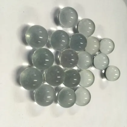 Bottle caps glass beads transparent glass beads