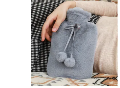 Thickened Plush Belly Warm Water PVC Hot Water Bag: Durable, Washable, and Explosion-Proof