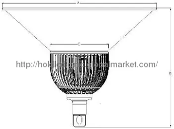100w led high bay light