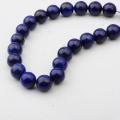 Perles rondes naturelles de lapis lazuli de pierres précieuses naturelles lâches de 14MM pour la fabrication de bijoux