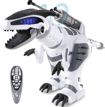 Flytec 2023: The Top Selling RC Intelligent Voice Robot Dinosaur Toy for Kids - A Special Gift with Walking and Dancing Features