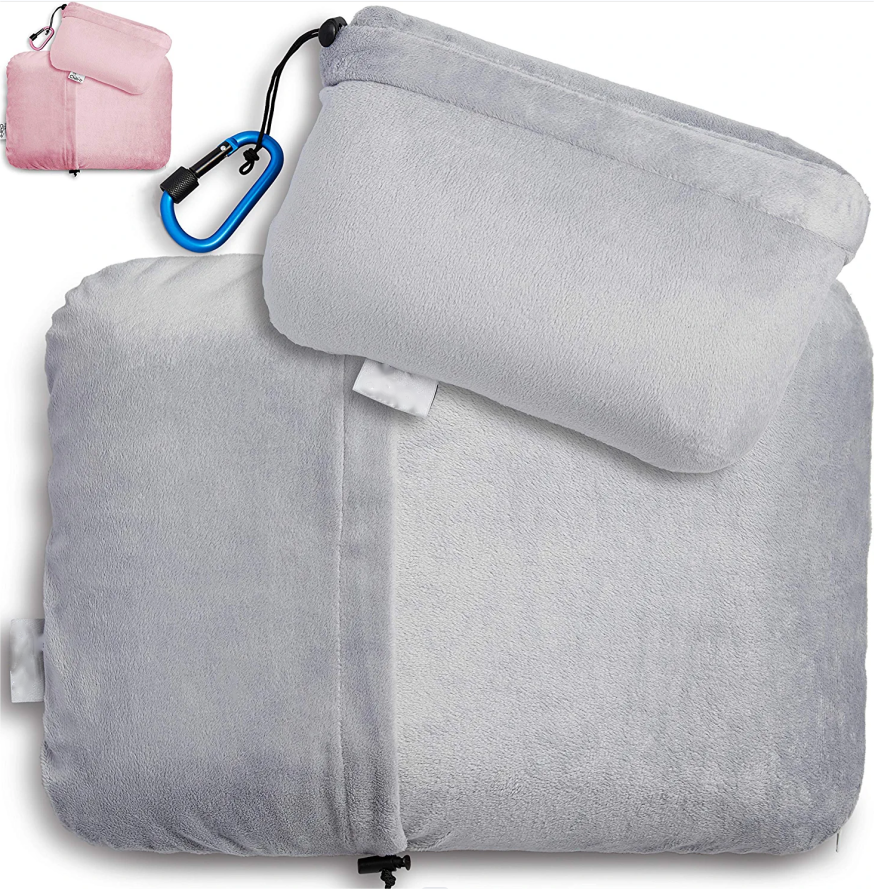 Travel Pillow with Memory Foam for Travel Gif