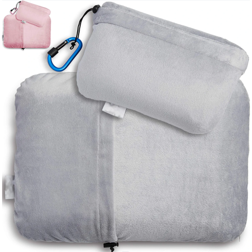 Travel Pillow with Memory Foam for Travel Gif