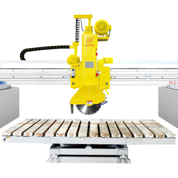 WANLONG PLC-700 Automatic Laser Bridge Saw Cutter for Stone and Granite