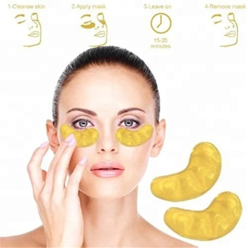 Custom High Quality Collagen Gel Eye Mask Patches with 24K Gold