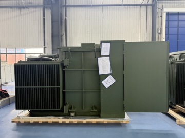 Trafo Distribusi Terpasang Bantalan Berisi Minyak Tiga Fasa 3000KVA