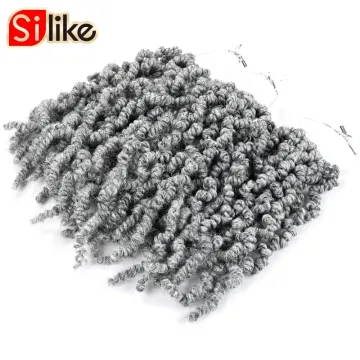 Bob Spring Twists Short Curly Bomb Twist Braiding Hair Hair Extensions 10 inch Pre-Twisted Passion Twists Crochet Braids hair