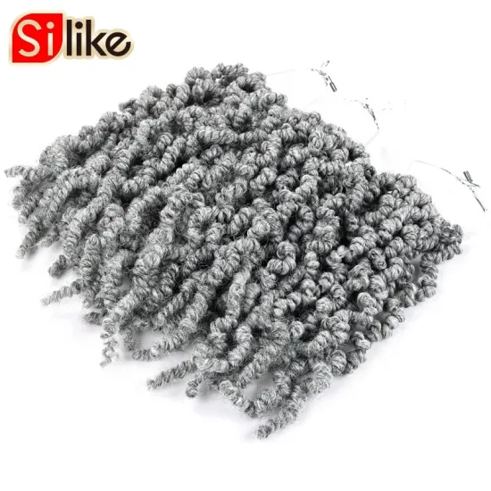 Bob Spring Twists Short Curly Bomb Twist Braiding Hair Hair Extensions 10 inch Pre-Twisted Passion Twists Crochet Braids hair