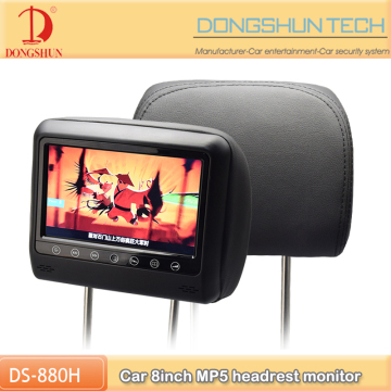 wholesale price 8" headrest mp5 monitor with dual AV input