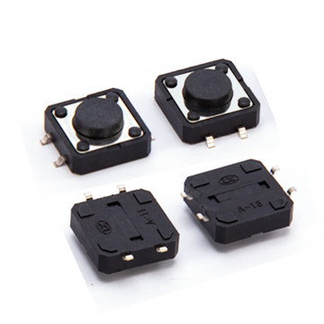 촉각 스위치 12x12x5mm 4 핀 SMT 미니 푸시 버튼 스위치