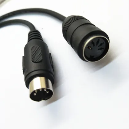 Dual Male 5-Pin MIDI Audio Extension Cable